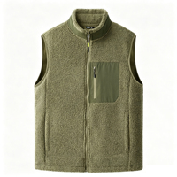 Veste polaire en tissu éponge pour homme, manteau d'hiver épais, coupe-vent, gilet d'extérieur, chauffe-corps, vêtement d'extérieur