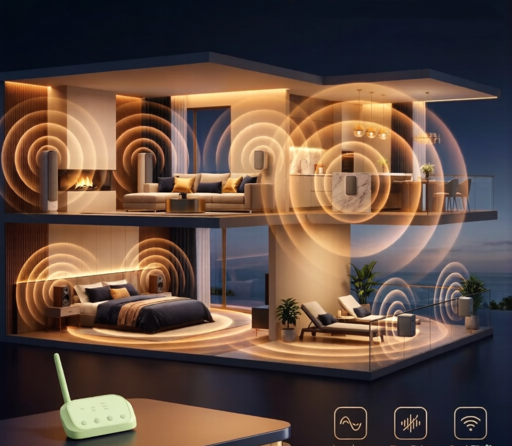 2.4G Audio Speaker Board 1 TX To N RX Wireless Speaker Transmitter Receiver Kit Multi-room Wireless Speaker System · image 6
