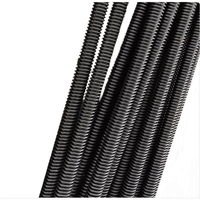 Tornillo trapezoidal T16 T20 T25 T30 T40 45 #   Tornillo de Movimiento con Acabado de Oxidación Negra para Maquinaria Industrial