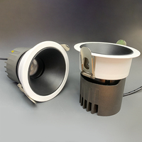 Foco LED Empotrable Antideslumbrante, Proyector de Pared Regulable de Alto CRI, Downlight de Techo para Iluminación Principal de Sala de Estar