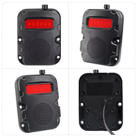 Alarme radar d'angle mort (BSD) à volume réglable avec haut-parleur, compatible camion, bus, voiture, détection de piétons, alerte, enregistreur DVR, moniteur
