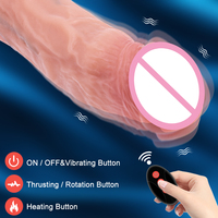Axe de stimulation sans fil avec fonctions personnalisables, support à ventouse en silicone de qualité FDA pour un plaisir du point G mains libres en solo