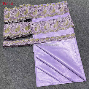 JF101 5 yards Bazin Riche de qualité supérieure, tissu africain uni de haute qualité - Product Image 4