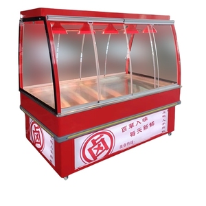 Giải pháp hiển thị nước nóng tất cả trong một cho thịt làm mát bằng không khí cho vịt Bắc Kinh nấu các món ăn cay với cửa kính - Product Image 3