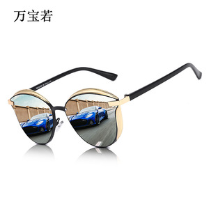 Women's Cat Eye Sunglasses Gold Frame TAC Lens UV400 Protection Fashionable Sun Glasses - Product Image 2