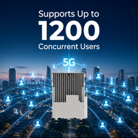 Estación Base GNB Integrada 3GPP Rel 16 para Exteriores, 5G NR GNodeB 2x5W N48 2x3W N78 Sub-6G 100MHz, 1200 Usuarios para Empresas 5G
