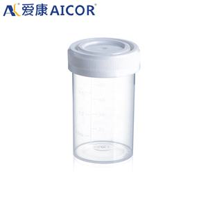 AICOR 60ml Tasse de collecte d'<span class=keywords><strong>urine</strong></span> Tasse d'échantillonnage d'<span class=keywords><strong>urine</strong></span> Conteneur d'échantillon Tasse d'urinoir avec couvercle - Product Image 4