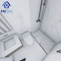 Maison extensible en conteneur de luxe mobile préfabriquée de 30 pieds et 20 pieds, villa préfabriquée de 5 chambres à coucher, maison portable