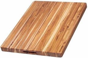 <span class=keywords><strong>Planche</strong></span> à découper en bois de teck extra large avec poignées Cadeau parfait pour la fête des pères pour <span class=keywords><strong>papa</strong></span> ou mari Blocs à découper - Product Image 3