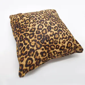 Selection of high quality cowhide leather moroccan pillow cover handmade fur throw pillow cover