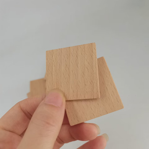 Pièces carrées en <span class=keywords><strong>bois</strong></span> <span class=keywords><strong>massif</strong></span> poli, écologiques, artisanat en <span class=keywords><strong>bois</strong></span>, carreaux, pièce carrée - Product Image 5