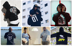 Vêtements pour hommes en gros, sweat à capuche en molleton lourd 350G, lavage à l'eau forte, vêtements d'hiver, coupe ample transfrontalière, capuche longue - Product Image 5