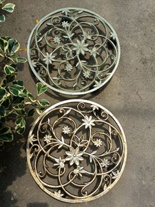 Artesanías Metálicas al por Mayor con Ruedas Universales, Bandejas Móviles, Soportes para Flores, Maceteros, Estantes para Flores para Jardines y Patios - Product Image 5