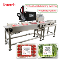 N-mark Logistics Auto Box Carton Impression et application de la machine d'étiquetage d'impression en ligne sur la surface d'angle supérieure