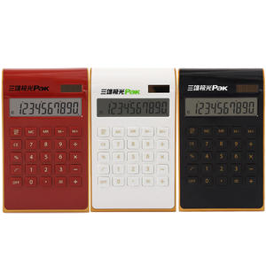 เครื่องคิดเลขพลังงานแสงอาทิตย์ Sanxiong Pak สีขาว สำหรับใช้งานเชิงพาณิชย์ พร้อมพิมพ์โลโก้ วัสดุ ABS รุ่น JS-2236 - Product Image 5