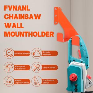 Heavy-duty chainsaw rack, wall-mounted garage storage rack, multi-functional <b>garden</b> power tool <b>hook</b>, lawnmower hanger. - Product Image 4