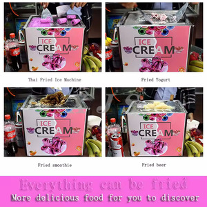 เครื่องทำไอศกรีมม้วน<span class=keywords><strong>ไทย</strong></span>ประสิทธิภาพสูงแบบเชิงพาณิชย์ พร้อมที่ตัก สำหรับร้านขนมหวาน - Product Image 6