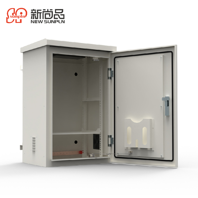 Wall-Mounted Outdoor Telecom Cabinet IP55 Protection Adjustable Rails Quick Installation Hot Dip Galvanized Steel