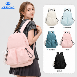 Mochila Escolar Antirrobo para Niñas, Diseño Estético, Ligera, con Múltiples Bolsillos, para Uso Diario, para Estudiantes, 2026, MOQ Bajo - Product Image 1