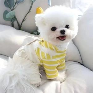 Ropa para mascotas Ropa para perros Primavera Verano Teddy Overoles <span class=keywords><strong>de</strong></span> cuatro patas Traje para mascotas 24 días Correa inocente Pantalones <span class=keywords><strong>de</strong></span> cuatro patas - Product Image 6