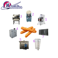 Ligne de fabrication automatique, 1000 m, pour baguettes françaises, Machine à pain chaud, chien, équipement de boulangerie