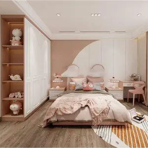 Mobiliário de madeira da personalização da casa inteira do pátio do quarto de alta qualidade placas para o quarto