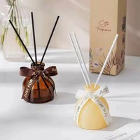 Diffuseur d'aromathérapie créatif en verre grande capacité 100 ml pour hôtel, gîte, salle de bain – Bouteille vide personnalisable en gros