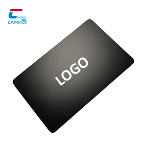 Tùy chỉnh đồng bằng trống Matte Đen ntag213 NFC thẻ thông minh màu đen PVC NFC/<span class=keywords><strong>RFID</strong></span> thẻ kinh doanh kỹ thuật số - Product Image 4