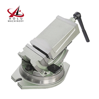 QHK125 étau de Machine inclinable étau de fraisage CNC étau à Angle bidirectionnel de Type déclinable étau de Machine inclinable