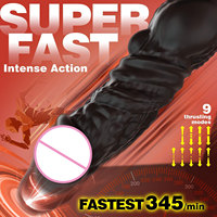 Masseur de prostate AITT, Dildo anal en silicone avec télécommande et fonction APP, Double anneau télescopique chauffant et vibrant, Plug anal pour