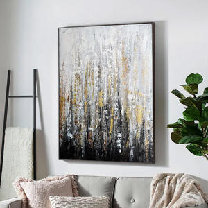 <span class=keywords><strong>Peinture</strong></span> murale abstraite dorée scintillante, art moderne sur toile, <span class=keywords><strong>peinture</strong></span> élégante texturée, décoration murale de luxe pour la maison - Product Image 5