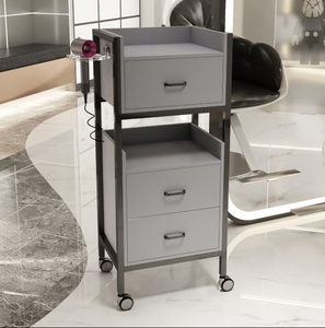 Barber Furniture Hair Salon Trolley Beauty Cabinet Salon Trolley Multi-functional Shelving <b>Tool</b> Cabinet Salon <b>Stations</b> - Product Image 6