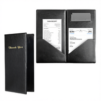 Protège-chéquier en PVC, Organisateur Minimaliste Tendance, Porte-reçus et Billets, Présentoir de Factures, Accessoires de Bureau Personnalisés 30MM