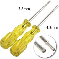 Tournevis hexagonal de sécurité 3,8/4,5 mm pour réparation de consoles NGC, SFC, N64, NES, SNES, SEGA MD, Gameboy, GameCube