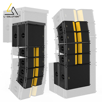 Système audio professionnel L-Solution Deux haut-parleurs Line Array de 8 pouces et subwoofers de 18 pouces avec impédance de 8 ohms