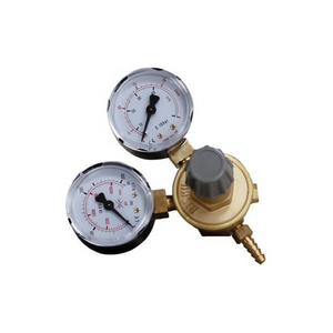 TTAKE Gas Regulator for Semi Professional Use <b>Welding</b> Accessories 0-10 Bar Dual Gauge Brass Body Made in Italia - Product Image 2