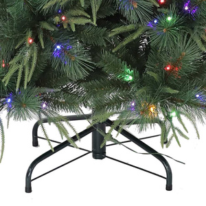 Árbol de Navidad Artificial Preiluminado de PE/PVC con Luces LED, Personalizable, para Uso en Exteriores, en Oferta - Product Image 6