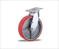 Pu Wheel High Quality Durable Swivel Castors With PU Wheel Low Rolling Resistance Diameter Range 4-8inch