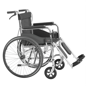 Sedia a Rotelle Manuale Leggera Pieghevole a Prezzo di Fabbrica, Seduta Morbida, Strumento di Viaggio Pratico per Terapia Riabilitativa - Product Image 2