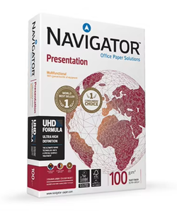 Carta <span class=keywords><strong>per</strong></span> Fotocopie Universale <span class=keywords><strong>A4</strong></span> 80gsm Qiyin Navigator, Confezione da 500 <span class=keywords><strong>Fogli</strong></span> - Product Image 1