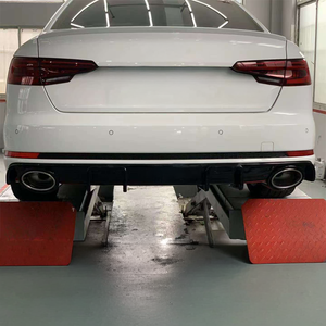 Diffuseur de pare-chocs arrière, kit carrosserie de style RS4, accessoires pour <span class=keywords><strong>Audi</strong></span> <span class=keywords><strong>A4</strong></span> 2017-2019 B9, matériau plastique - Product Image 5