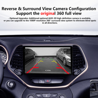 Lecteur DVD de voiture Android intelligent pour Jeep Cherokee 2014-2020, écran multimédia radio, navigation GPS, CarPlay, vidéo, DSP, navigation