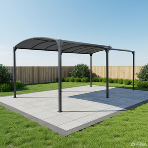 Tente de stationnement mobile pour jardin et terrasse extérieure, auvent de stationnement 10x20 pieds, pergola <span class=keywords><strong>en</strong></span> acier pour <span class=keywords><strong>voitures</strong></span> - Product Image 6