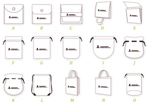 <span class=keywords><strong>กระเป๋า</strong></span>ผ้าร่มแบบมีเ<span class=keywords><strong>ช</strong></span>ือกผูก ขนาด 10x15 ซม. ลาย Coach Moq พร้อมฝาปิดแบบพับได้  ใส่ขนมปัง สมุนไพร ของใ<span class=keywords><strong>ช</strong></span>้ส่วนตัว  สามารถสกรีนโลโก้ได้ - Product Image 2