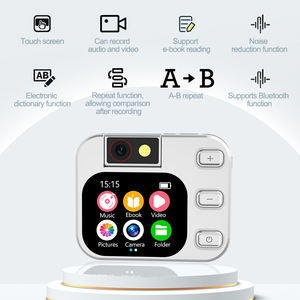 X19 lettore musicale MP3 <span class=keywords><strong>MP4</strong></span> da 2.01 pollici Touch Screen tipo-C Walkmen Blue Tooth e-book lettura FM Radio Voice Recorder AVR - Product Image 2