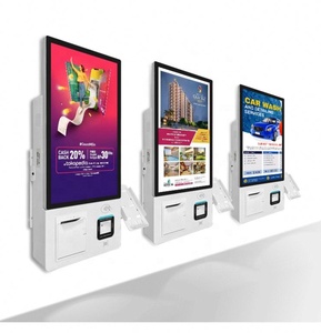 21.5 Inch Wall Mounted Order Payment Kiosk <b>Printer</b> A4 80mm QR Credit Card <b>Scanner</b> Service Kiosk Cashless Self Order Kiosk - Product Image 6