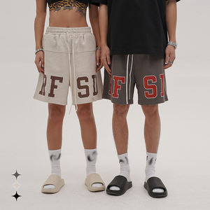 Pantalones Cortos Deportivos de Felpa Francesa de Algodón Reflectante de Lujo al por Mayor para Hombre - Product Image 1