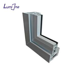 Perfil de Plástico UPVC Insonorizado, <span class=keywords><strong>Ventana</strong></span> de PVC Residencial <span class=keywords><strong>Kommerling</strong></span> con Techo Corredizo Horizontal para Tormentas, Económica - Product Image 1