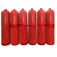 Système d'extinction d'incendie à gaz industriel de qualité fiable, avec bouteilles de gaz en acier certifiées CO2/FK5112/HFC-227ea/FM200