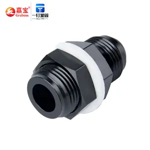 Universal AN6 AN8 AN10 Aluminum Bulkhead Fuel Cell Fitting Adapter Fuel Cell Bulk Connector For Vehicle Conversion